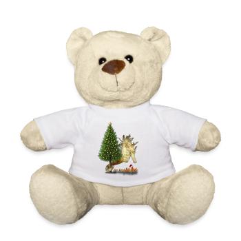 Weihnachtsgrüße aus dem Riff - Teddy - Weiß - Vorne