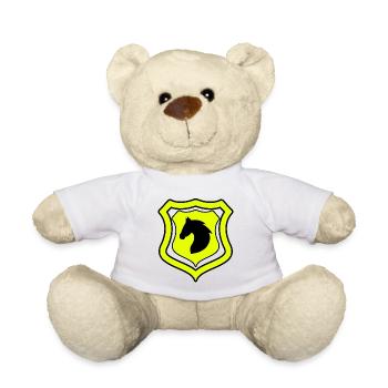 horses - Teddy Bear - white - Front