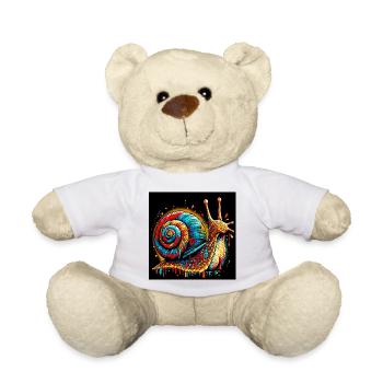 Schnecke - Teddy - Weiß - Vorne