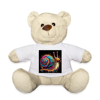 Schnecke - Teddy - Weiß - Vorne