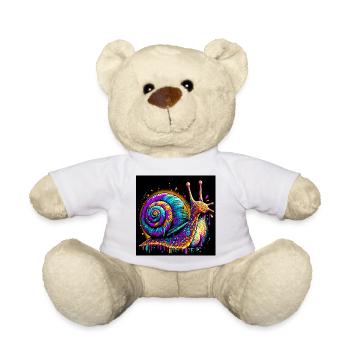 Schnecke - Teddy - Weiß - Vorne