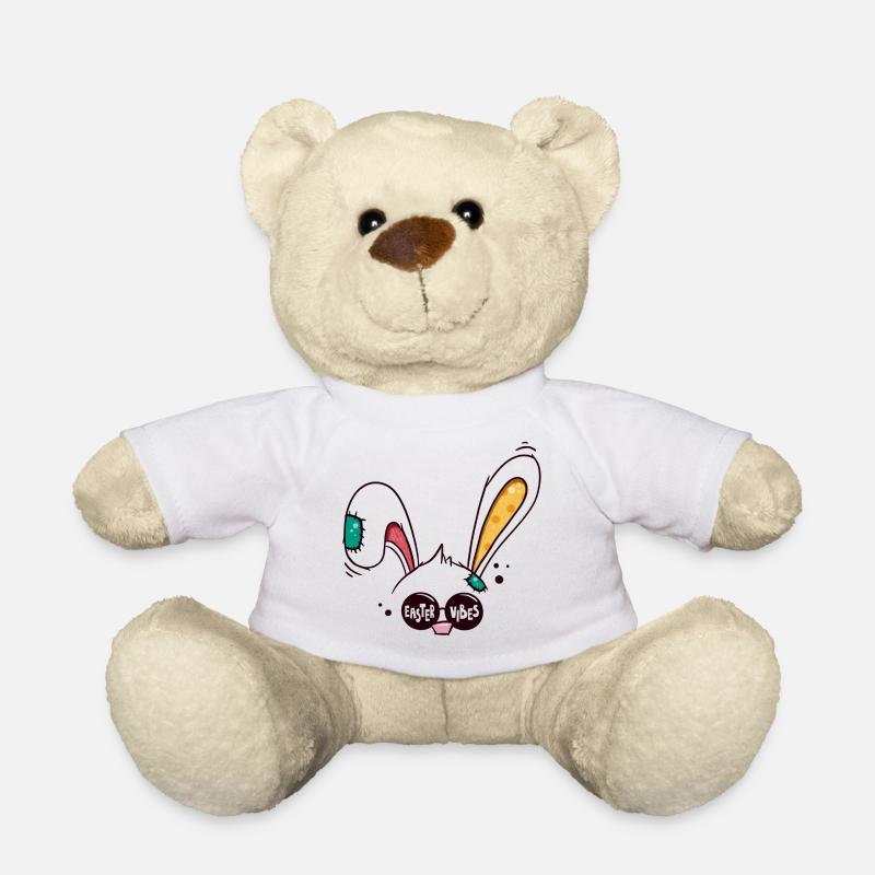 Easter Vibes Easter Bunny - Teddy Bear - white
