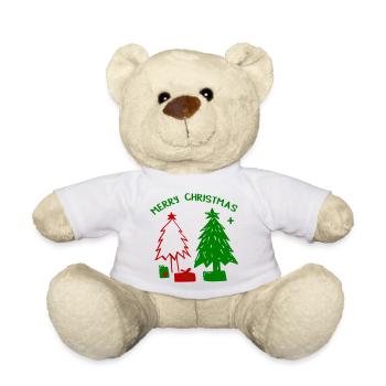 Christmas Forest - Teddy Bear - white - Front
