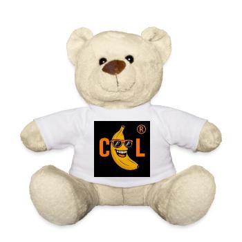 Coole Banane mit Sonnenbrille - Teddy - Weiß - Vorne