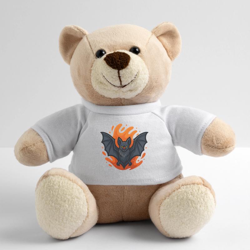 Vampire Bat Emblem Teddy Bear