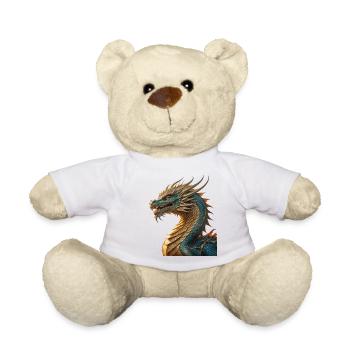 Der Drache - Teddy - Weiß - Vorne