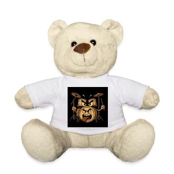Monstre du Tambour en Colère - Nounours - blanc - Devant