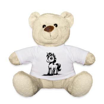 Licorne magique et mignonne qui te sourit - Nounours - blanc - Devant