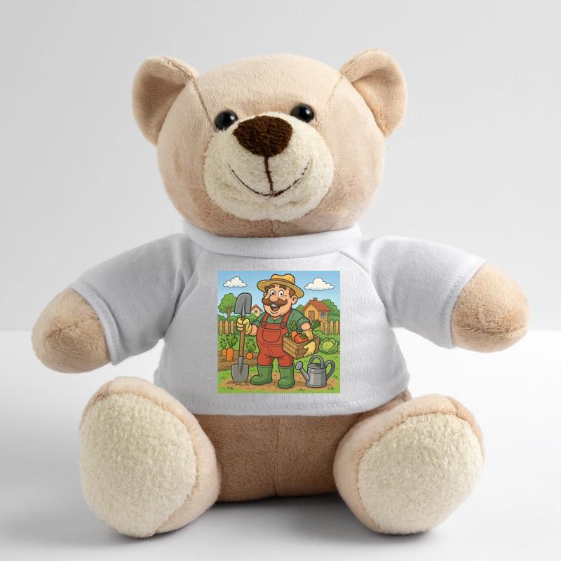 Fermier avec panier de récolte Nounours