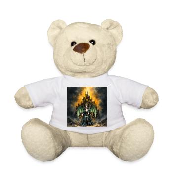 Sorcière ailée devant le château - Nounours - blanc - Devant