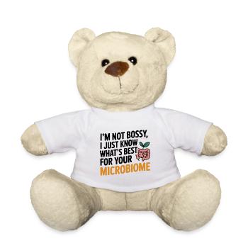 Nicht herrisch, sondern weiß am besten für dein Mikrobiom - Teddy - Weiß - Vorne