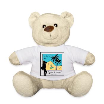 capture the moment beach lover - Nounours - blanc - Devant