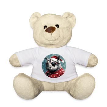 Noël de Noël Rhino - Nounours - blanc - Devant