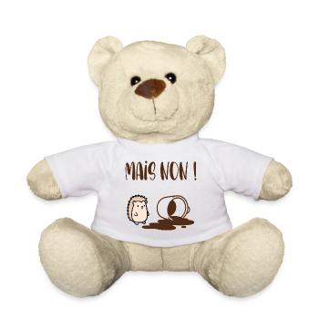 Mais Non Café - Nounours - blanc - Devant