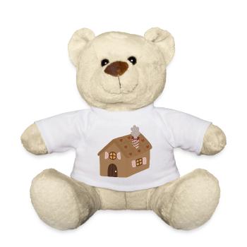 Ginger Heart Cottage - Teddy Bear - white - Front
