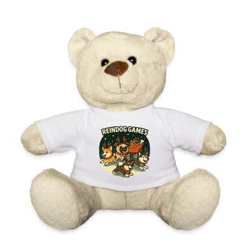 Reindog Games Winter Pups - Teddy Bear - white - Front