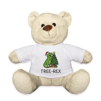 Tree-Rex – Ugly Christmas Style - Teddy - Weiß - Vorne