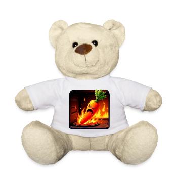 carrot - Teddy Bear - white - Front