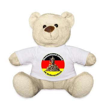 Deutschland hat ein Helfersyndrom - Teddy - Weiß - Vorne