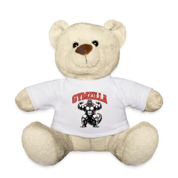 Gymzilla – Motivations-Gym-Zitat - Teddy - Weiß - Vorne