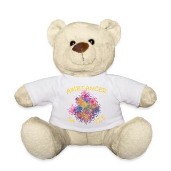 Ambiancer sa vie - Nounours - blanc - Devant