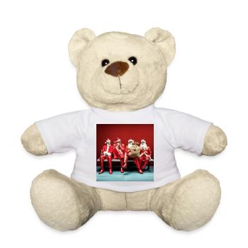 Application Santa's Quartet on Casting Bank - Teddy Bear - white - Front