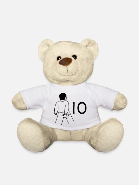10. Geburtstag - 10 Jahre Alt - Teddy - Weiß