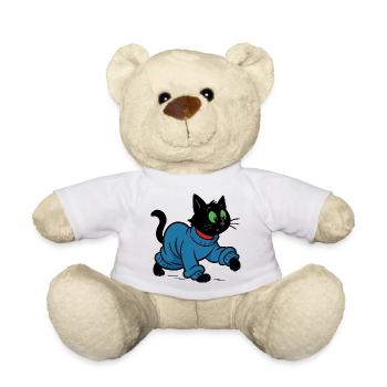 Meeko in oversized sweater - Teddy Bear - white - Front