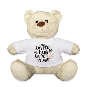 Coffee is a Hug in a Mug - Teddy - Weiß - Vorne