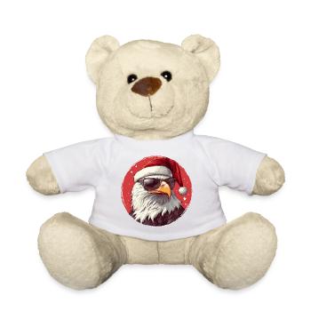 Adler Santa mit Sonnenbrille - Teddy - Weiß - Vorne