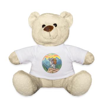 Niedliches Koala-Wandern Camping Bergabenteuer - Teddy - Weiß - Vorne