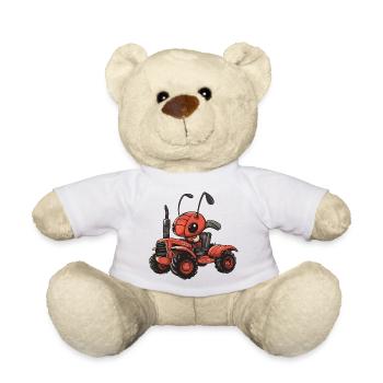 Ameise Traktor Farmer - Teddy - Weiß - Vorne