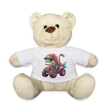Éleveur de tracteurs de poissons Piranha - Nounours - blanc - Devant