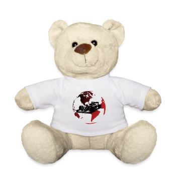 Globe Rouge For 1 - Nounours - blanc - Devant