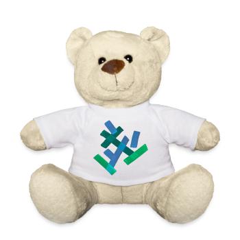 Abstract - Teddy Bear - white - Front