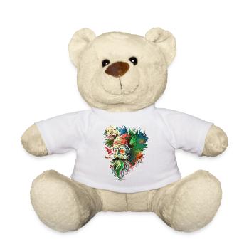 Psychedelic Santa Kaleidoscope - Nounours - blanc - Devant