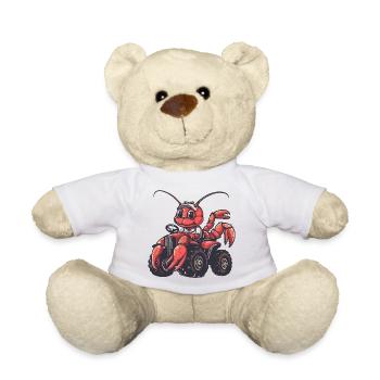 Éleveur de tracteurs de crabe homard - Nounours - blanc - Devant