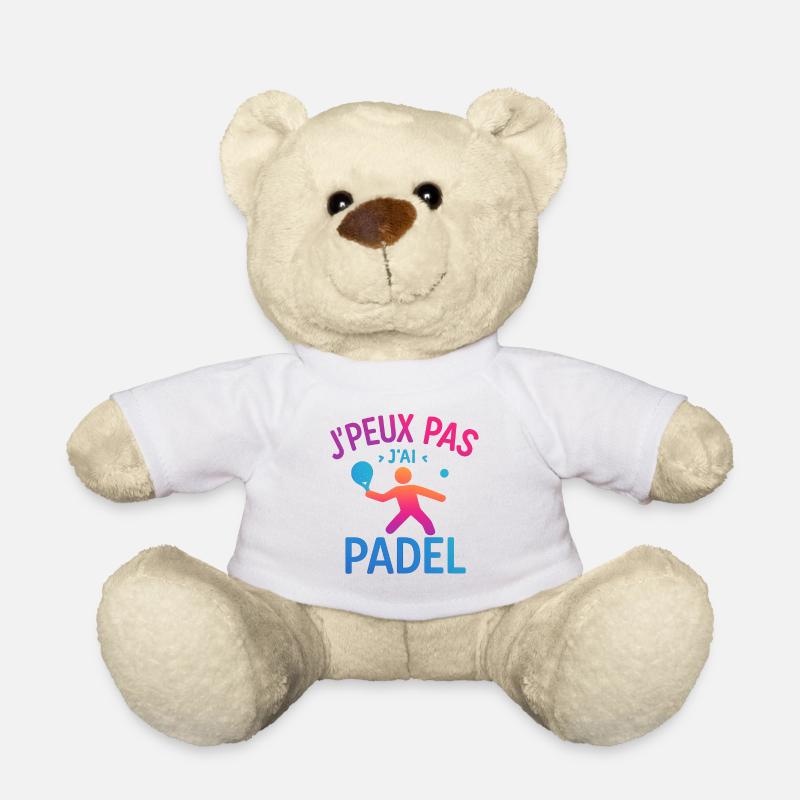 J'peux pas j'ai Padel - Nounours - blanc
