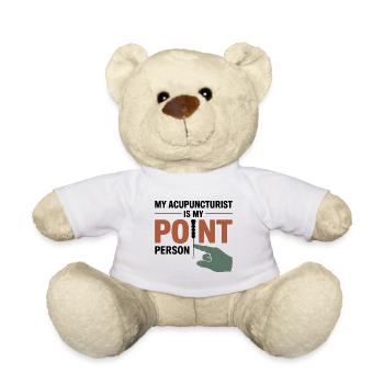 Mein Akupunkteur ist mein Ansprechpartner auf professioneller Ebene. - Teddy - Weiß - Vorne