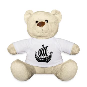 Wikingerschiff - Teddy - Weiß - Vorne
