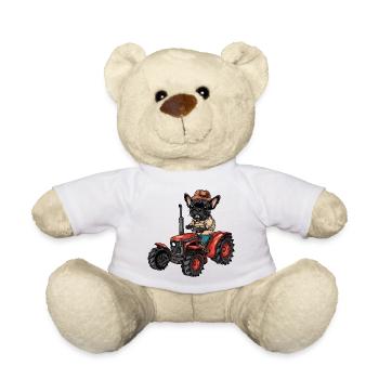 Éleveur français de tracteurs pour chiens Buldog - Nounours - blanc - Devant