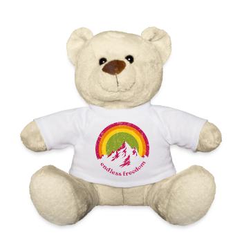 Aventure - Montagnes et arcs-en-ciel de la liberté - Nounours - blanc - Devant