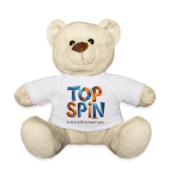 Tennis Top Spin – Conception de puissance pour de vrais fans - Nounours - blanc - Devant