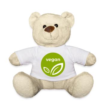 Vegan - Teddy Bear - white - Front