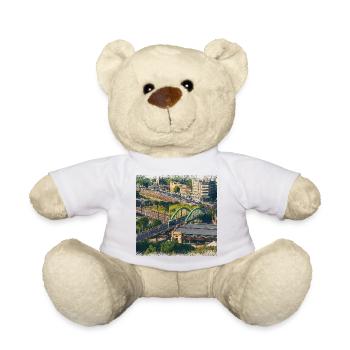 Belo Horizonte, Brazilian City - Teddy Bear - white - Front