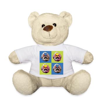 Karl Marx & Communisme & Communiste - Nounours - blanc - Devant