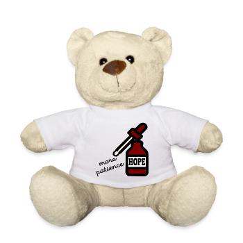 Hoffnung Geduld - Teddy - Weiß - Vorne