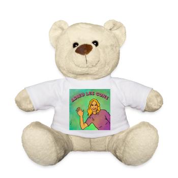 Adieu les cons - Nounours - blanc - Devant