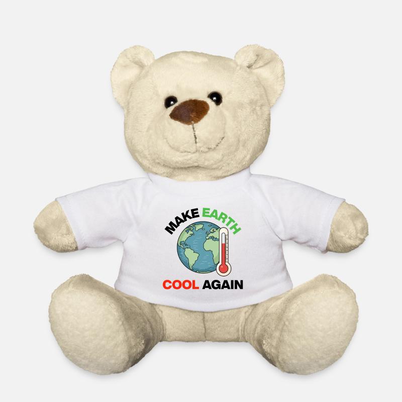Make Earth Cool Again – Act Now - Teddy - Weiß