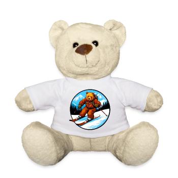 Ski Bear - Nounours - blanc - Devant